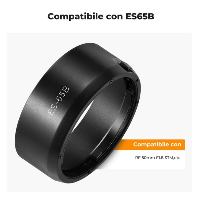 Thumbnail 1 de K&F Concept ES65B Paraluce per Canon RF 50mm