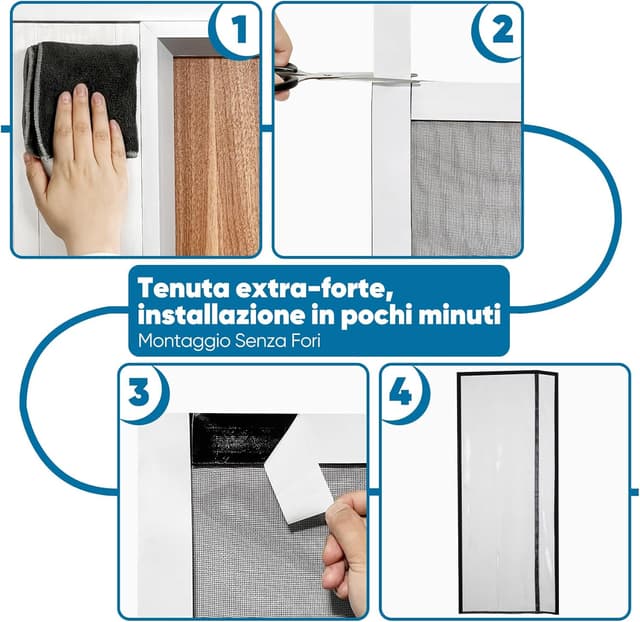 Thumbnail 7 de Sekey Mosquitera de Fibra de Vidrio con Cierre Magnético 🦟