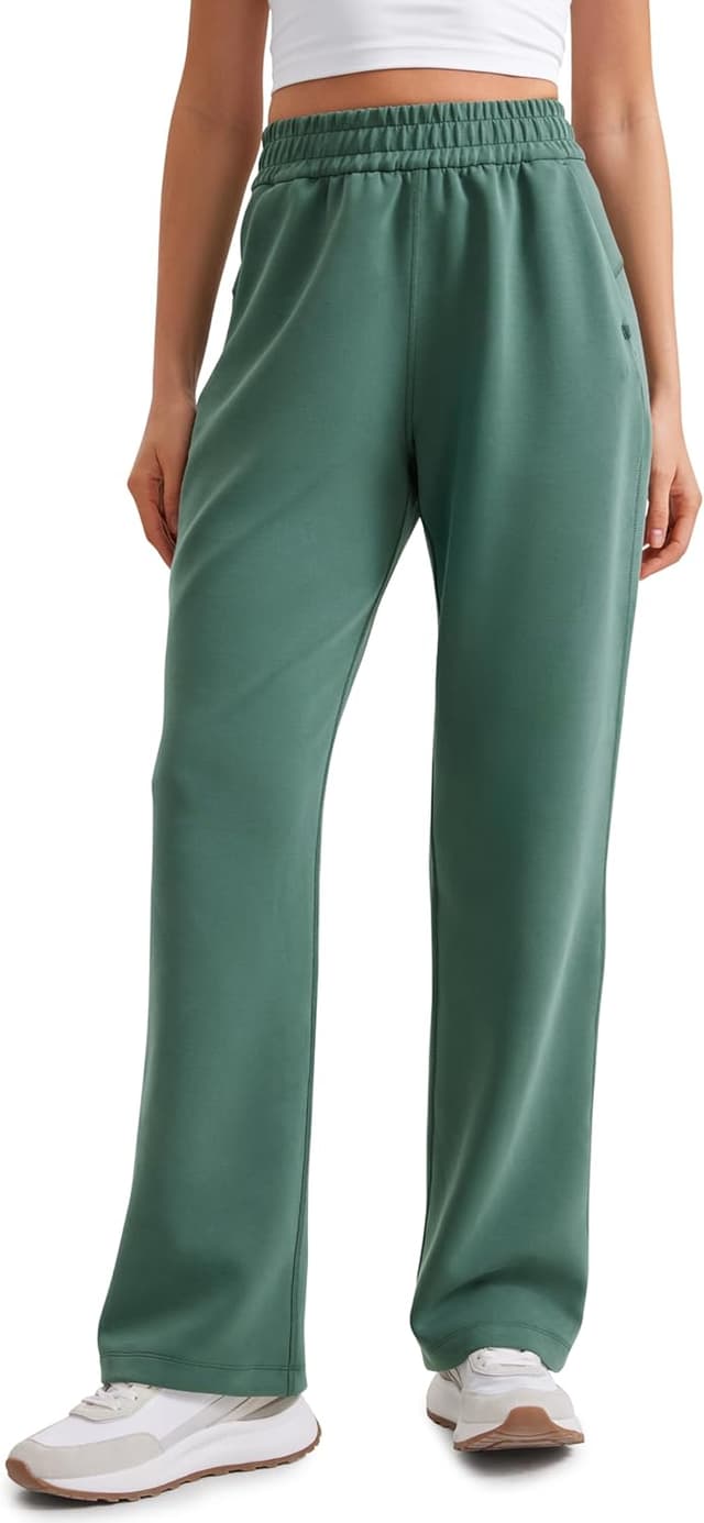 Thumbnail 6 de Pantaloni donna CRZ YOGA SoftAura a gamba dritta casual con tasche e coulisse interna (71/76/81 cm)