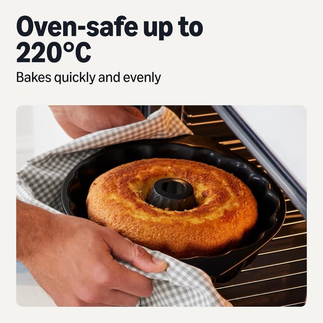 Thumbnail 3 de Amazon Basics Nonstick Bundt Pan, Dishwasher and Oven-Safe, 25.4 cm
Amazon Basics Nonstick Bundt Pan, Dishwasher an…