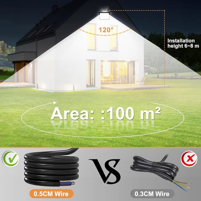 Thumbnail 2 de YZYFACAI Foco Led Exterior 100W 10000LM