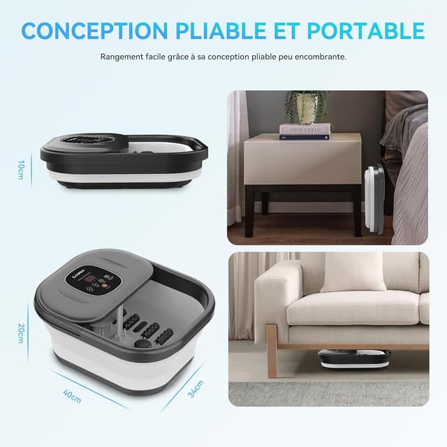 Thumbnail 4 de CuPiLo Fußbad-Massagegerät Wärmefunktion