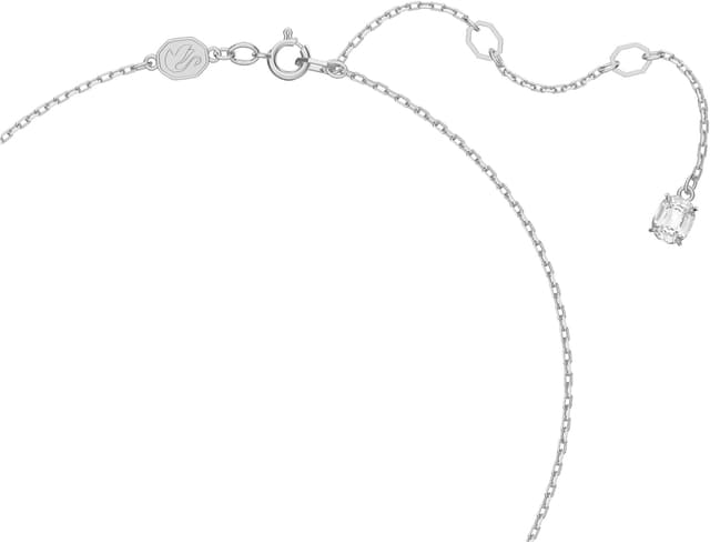 Thumbnail 2 de Swarovski Stilla Set Weiß Rhodiniert Halskette Ohrringe