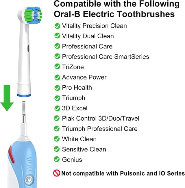 Detalle 2 de Oral B compatible brush heads, 20 pack