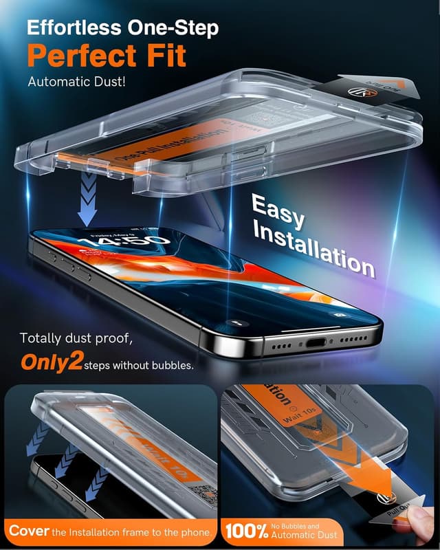 Detalle 2 de LK 2 Pack iPhone screen protector