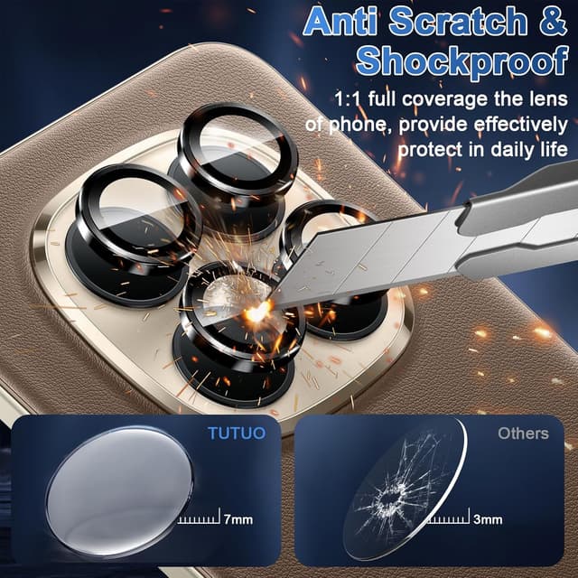 Detalle de TUTUO Kamera Schutzfolie 9H für Redmi Note 15 Pro Plus