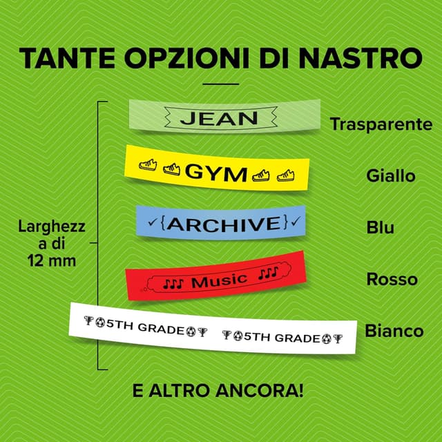 Thumbnail 1 de DYMO LetraTag etichette 12 mm