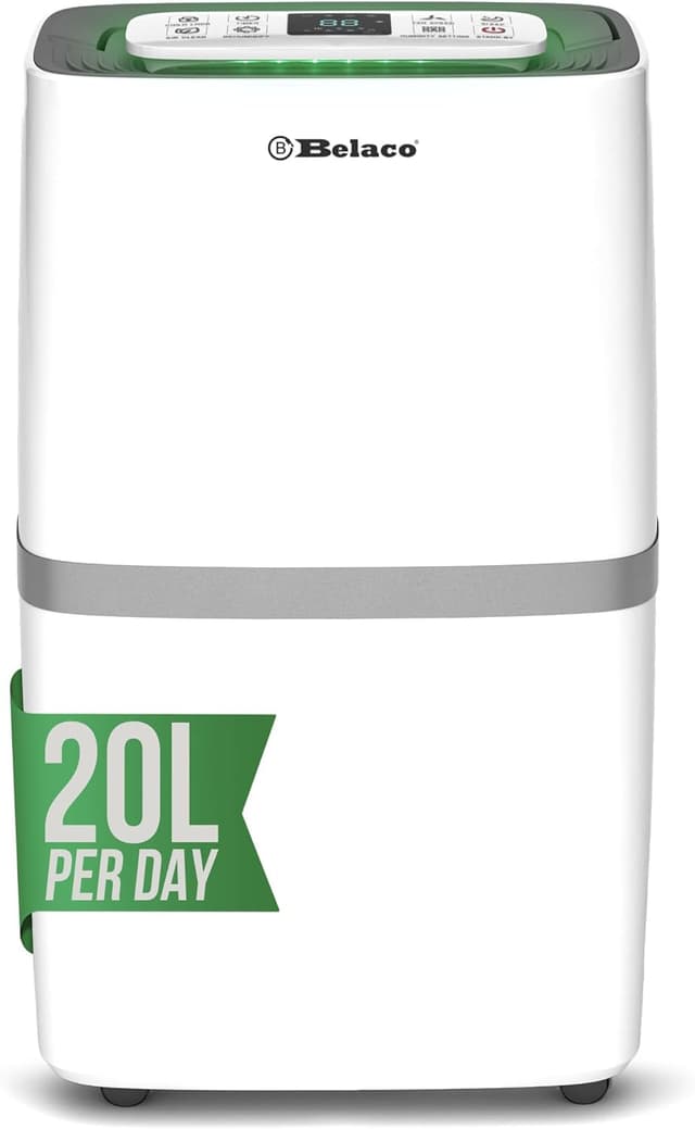 Detalle de Belaco 20L dehumidifier for damp control