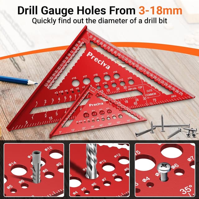 Thumbnail 4 de Zimmermannswinkel Set 18 cm + 30 cm đ