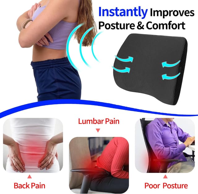 Thumbnail 3 de TISHIJIE Lumbar Support Pillow for Car