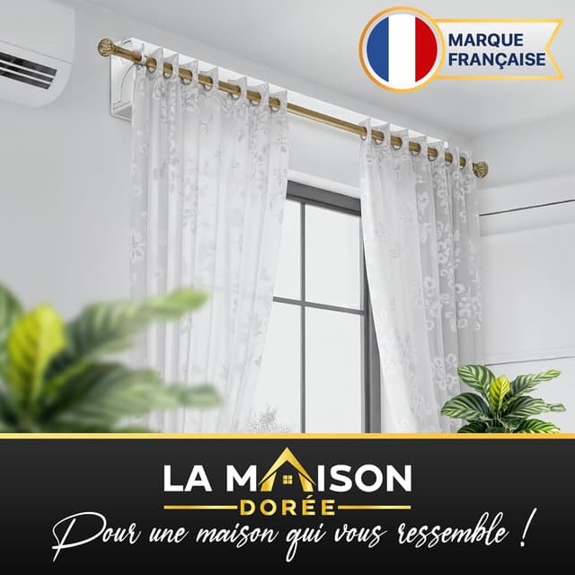 Thumbnail 6 de La Maison Dorée supports tringle rideaux 2