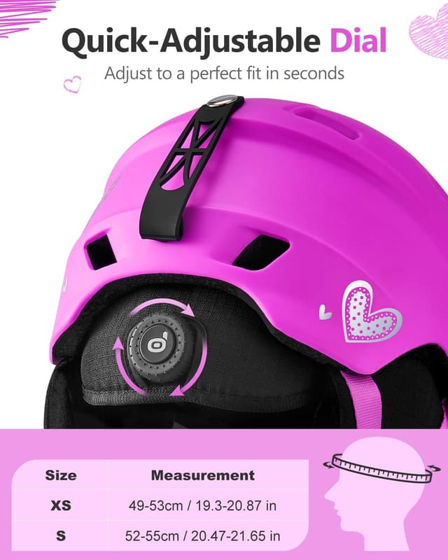 Thumbnail 6 de Odoland Kids Ski Helmet with 2-in-1 Visor