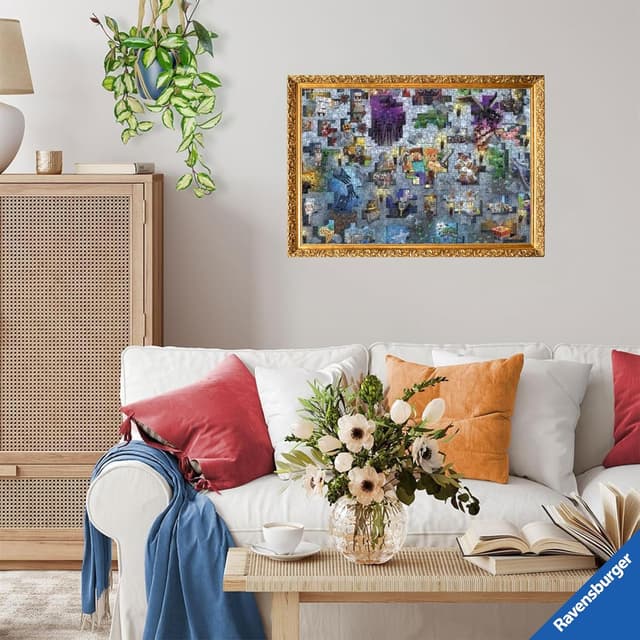 Detalle 2 de Ravensburger Puzzle Minecraft 70 x 50 cm