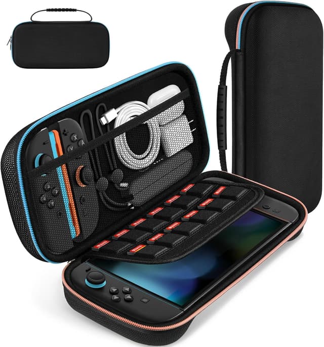 Detalle de ivoler Funda para Nintendo Switch 2 🧳 Estuche con 12Cartuchos