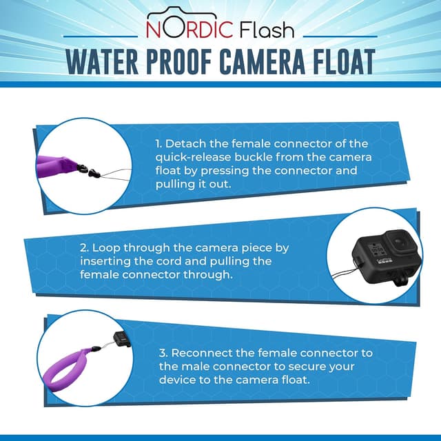 Thumbnail 4 de nordic flash Schwimmende Handschlaufe 2er-Set – Schwimmband 🎣