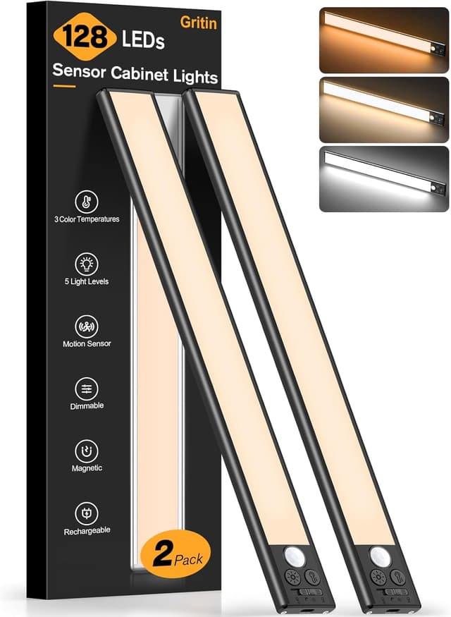 Detalle de Gritin Unterbauleuchte Küche 37,5 cm