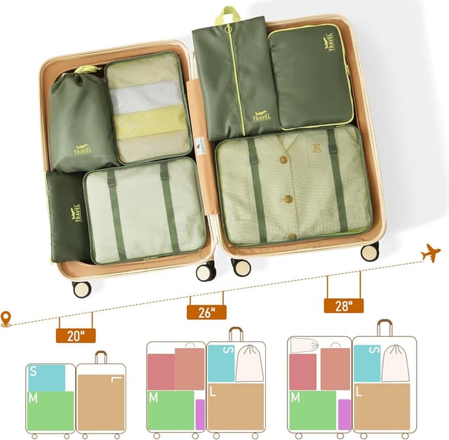 Thumbnail 6 de MOFELON Koffer Organizer 8 Stück