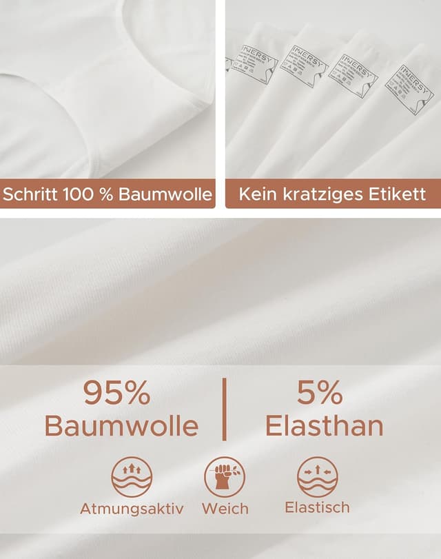 Thumbnail 4 de INNERSY Unterhosen Damen 6er Pack 🩲