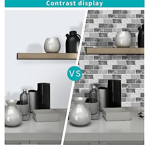 Detalle 2 de Stickers carrelage cuisine 12 pièces ⚙