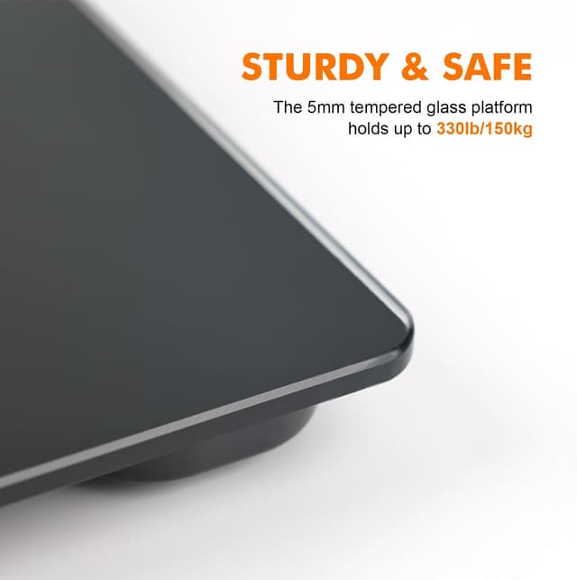 Thumbnail 6 de GRIFEMA GA2001-1 Personenwaage digital mit Step-On-Technik, schwarz