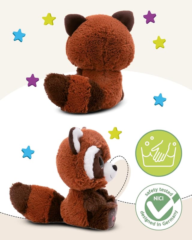 Detalle de NICI GLUBSCHIS Roter Panda Robidu Kuscheltier 15 cm (49692) – weich zum Kuscheln & Verschenken