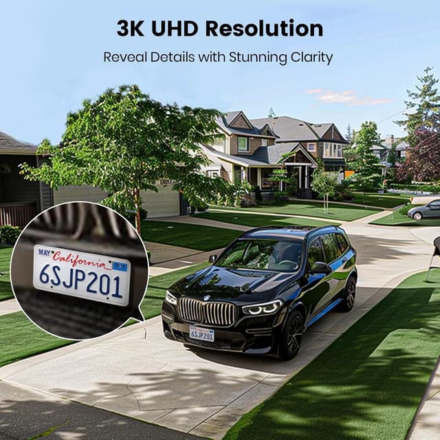 Detalle 1 de aosu Floodlight Security Camera 3K UHD