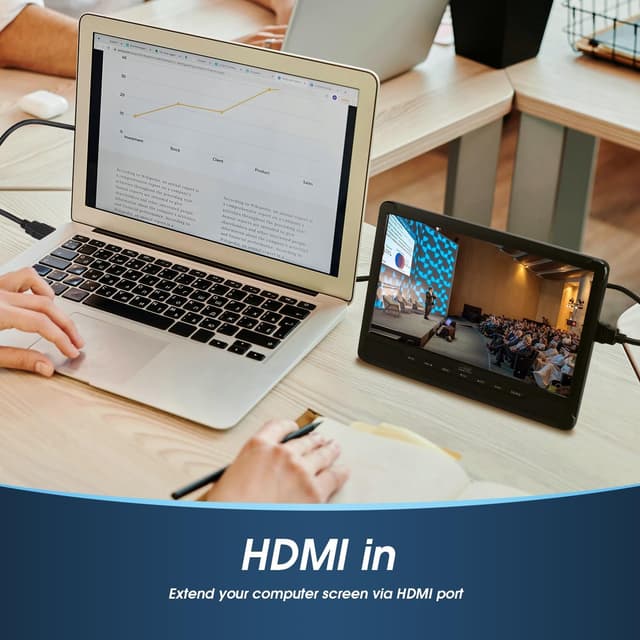 Thumbnail 5 de August DA383 Tragbarer HD Fernseher