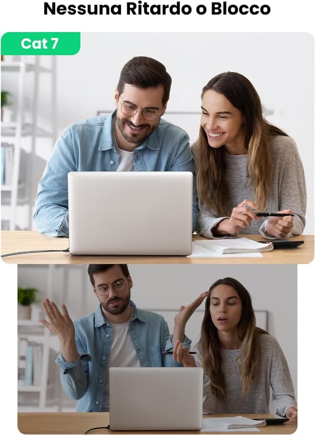 Thumbnail 2 de UGREEN Cavo Ethernet Cat7 10 Metri 🔌