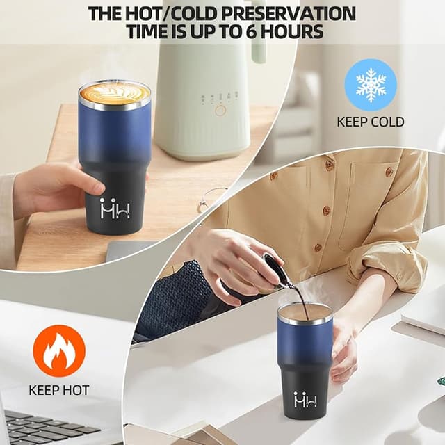 Thumbnail 2 de HoneyHolly Termo Café 600 ml, vaso térmico antigoteo