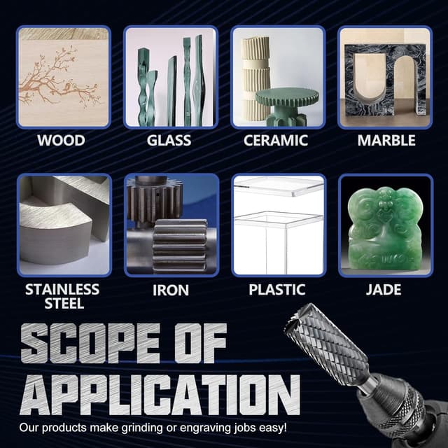 Thumbnail 6 de CATITO Cylinder End Cut Die Grinder Bit 72mm