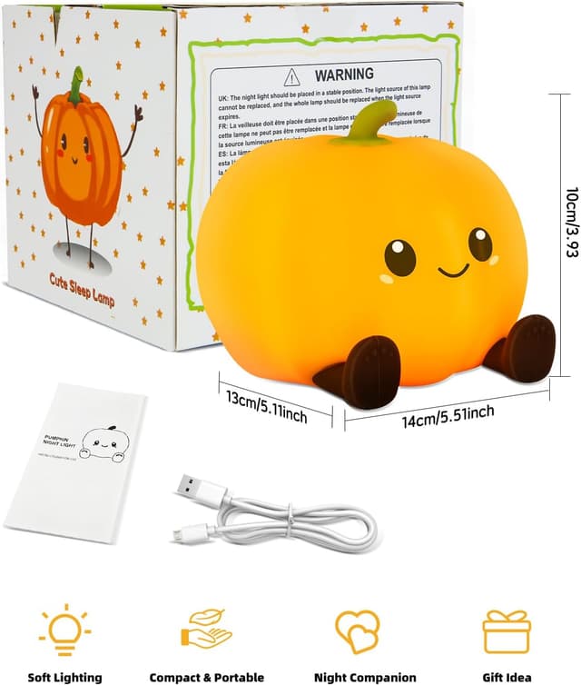 Thumbnail 6 de BTOIURF Night Light Touch Timer — Silicone Rechargeable