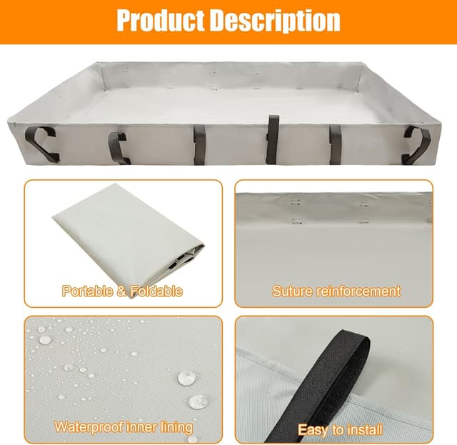 Detalle de XITVVyg washable guinea pig cage liners (waterproof PVC Oxford cloth) for C&C grids