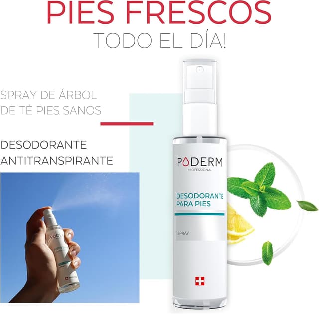 Detalle 1 de Poderm Spray Purificante de Pies para Micosis