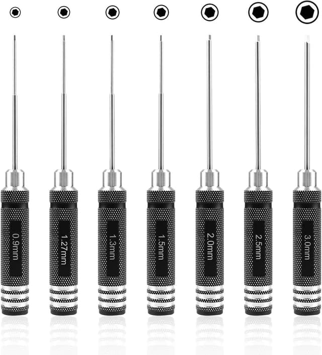Detalle de Gruiqrd 7pc hex screwdriver set for RC