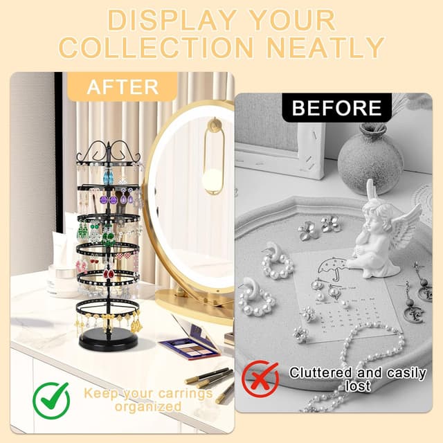 Thumbnail 5 de YYTECH 6 niveaux présentoir boucles d’oreille