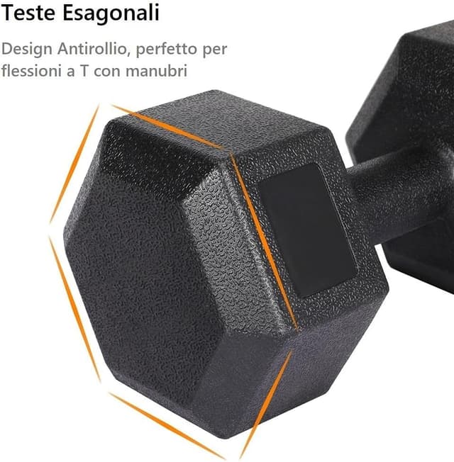 Thumbnail 4 de Yaheetech Manubri esagonali 2 pezzi 🏋
