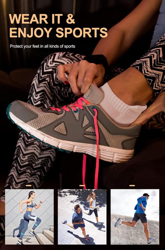 Thumbnail 5 de CS CELERSPORT Ankle Running Socks 6 Pairs