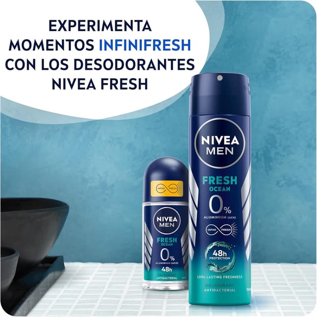 Thumbnail 6 de NIVEA MEN Fresh Ocean Deo Roll-On, 6x50ml, protección 48h 🌊