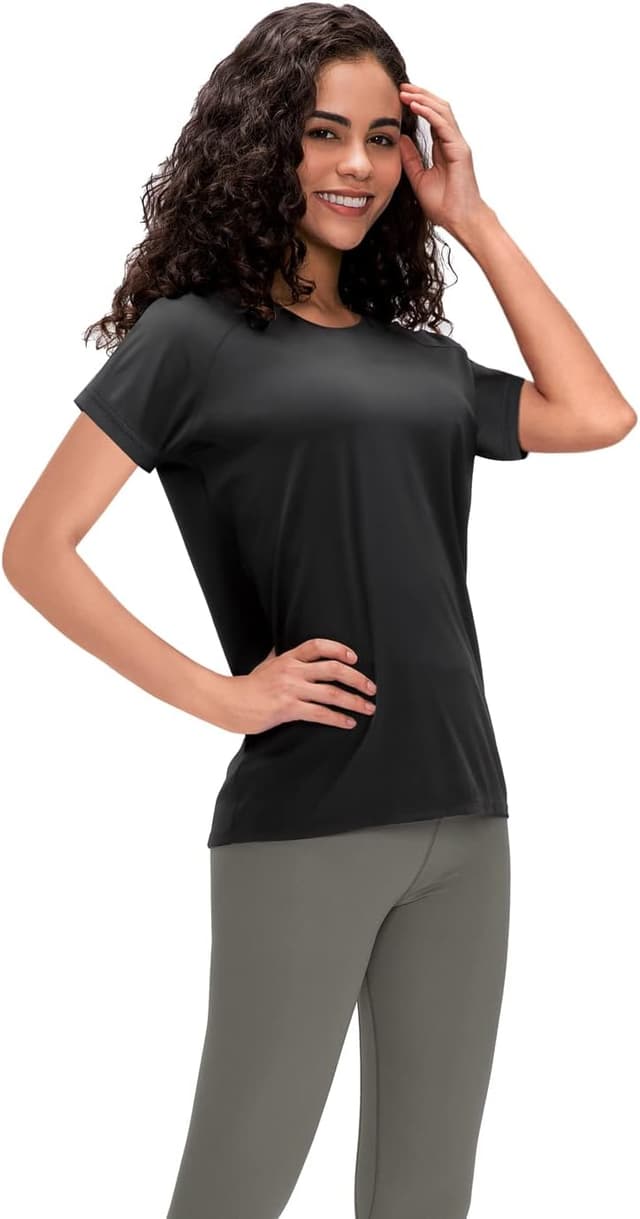 Detalle de Damen 3er Pack Langarmshirt (UPF 50+) – schnelltrocknendes, atmungsaktives Funktionsshirt für Sport & Alltag
