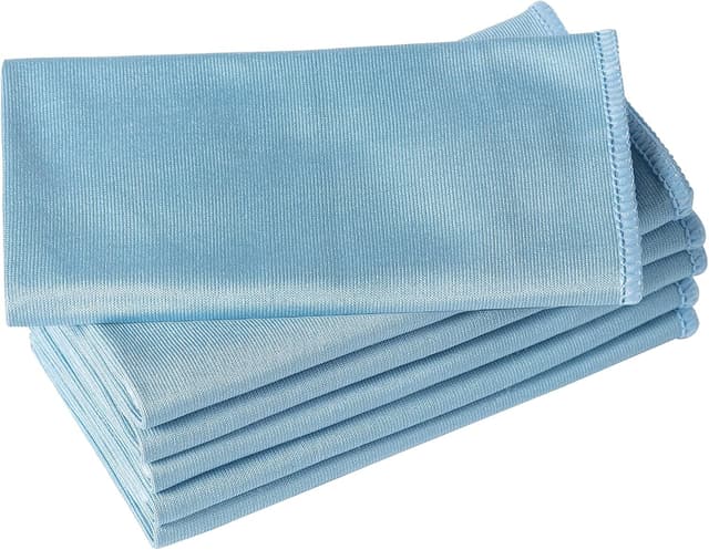Detalle de Puomue 6-Pack Microfiber Glass Cloth, 16x16,