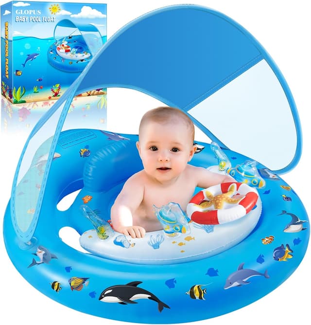 Detalle de GLOPUS Baby Swimming Float UPF 50+ for 6โ36 months ๐