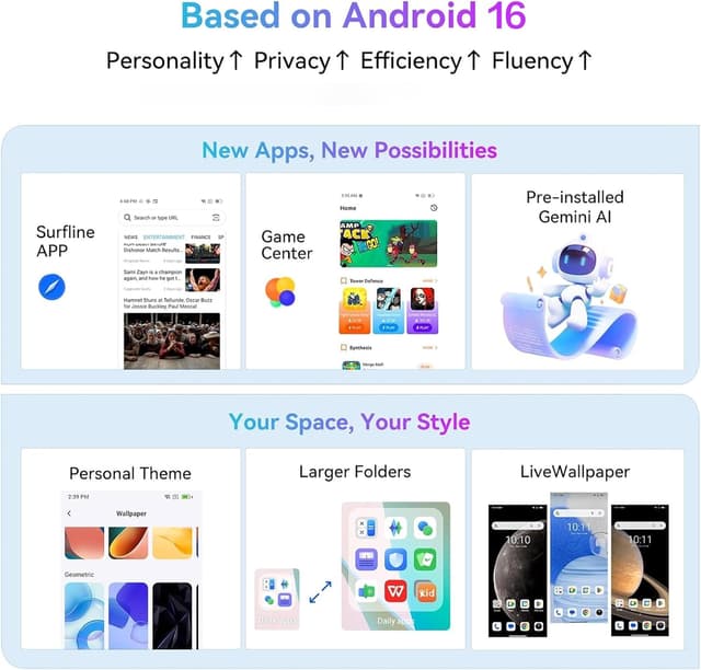 Thumbnail 2 de DOOGEE Note 56 6.56" 90Hz Android 16 smartphone