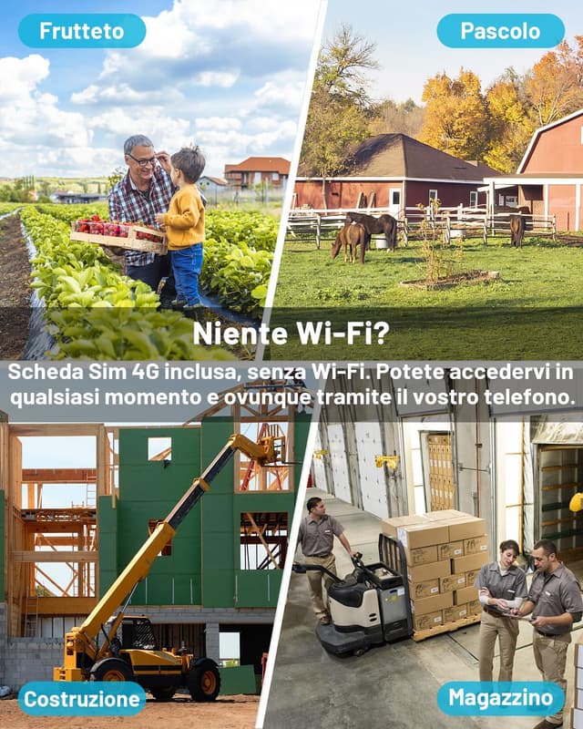 Detalle de GENBOLT 4G LTE Telecamera IP66 esterna