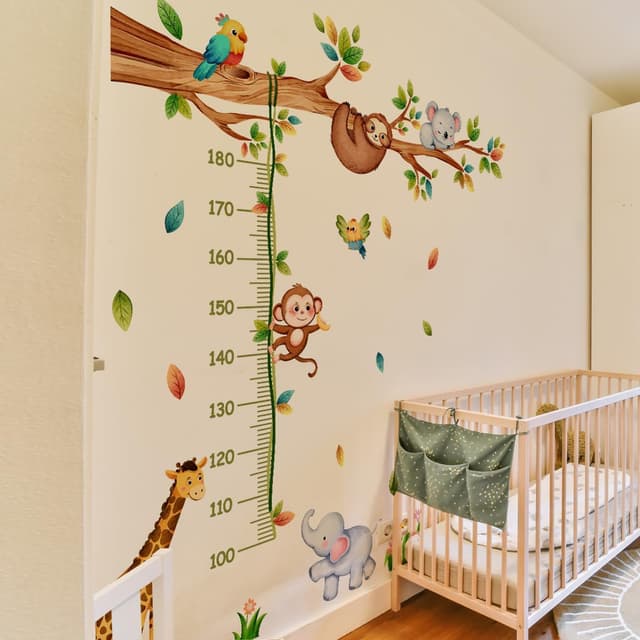Detalle de FUFUQUARE Kids Height Chart wall stickers 1.5m 🖼