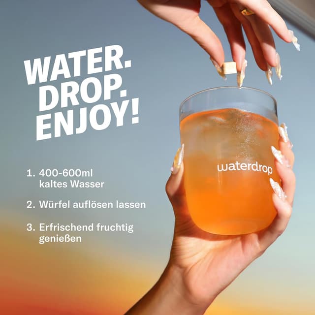 Thumbnail 4 de waterdrop Mango & Beeren Fusion 48 Würfel 🥤