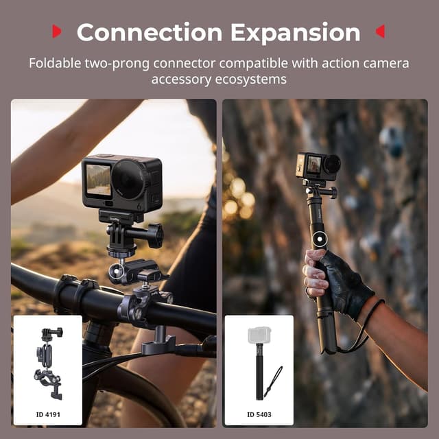 Detalle de SMALLRIG Support magnétique Double 5890 pour DJI Osmo Action 6 / Osmo Nano