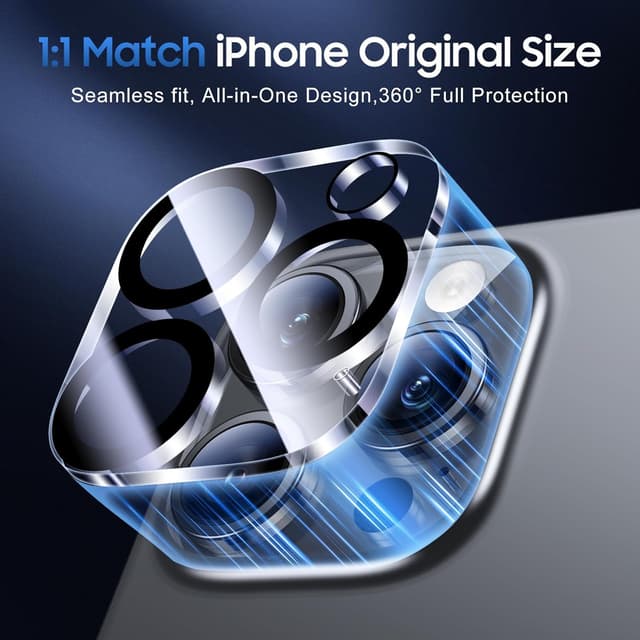 Thumbnail 4 de UniqueMe Kameraschutz iPhone 16 Pro/Max 9H