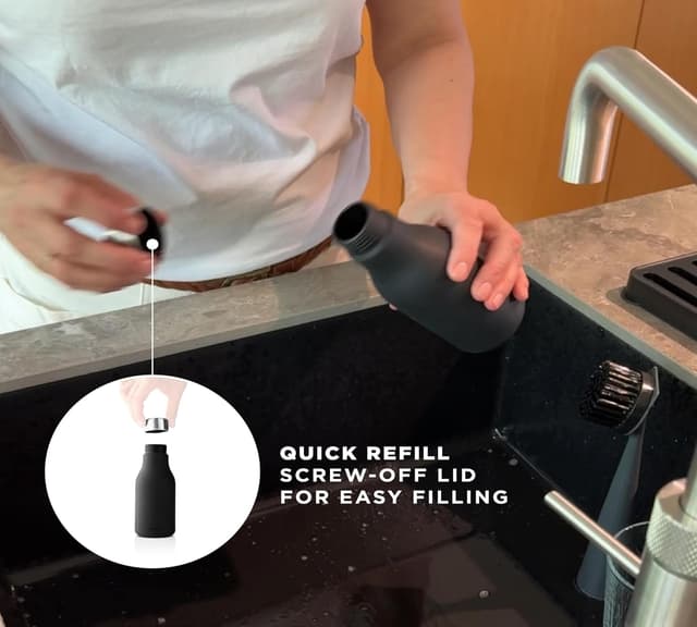 Detalle 2 de EVA SOLO Squeeze Seifenspender aus Silikon – schwarz