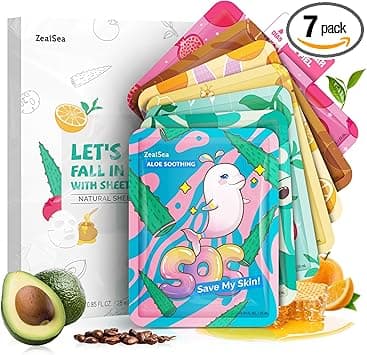 Imagen de ZealSea Skincare Mascarilla Facial 🎁 Set Regalo Belleza 7 Piezas en OfertitasTOP