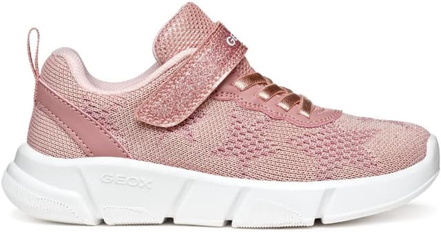 Detalle de Geox Mädchen J Aril Girl BSneaker – leichte Sneaker für bequemes An- und Ausziehen